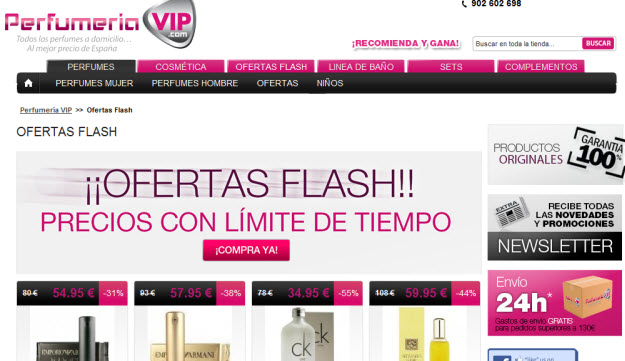 Encontrar perfumes outlet en Perfumería VIP